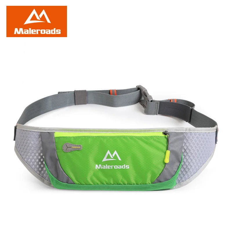 Maleroads impermeable correr cintura bolsas utilidad gimnasio Fanny Pack Deporte Fitness Jogging cinturón bolsas teléfono móvil bolsillo para hombres mujeres