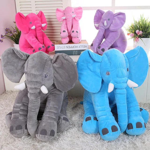 

Baby Bedding 28*33cm Elephant Pillow Soft Newborn Baby Pillow Baby Dolls Bed Seat Cushion Baby Elephant Pillow Kids Bedding