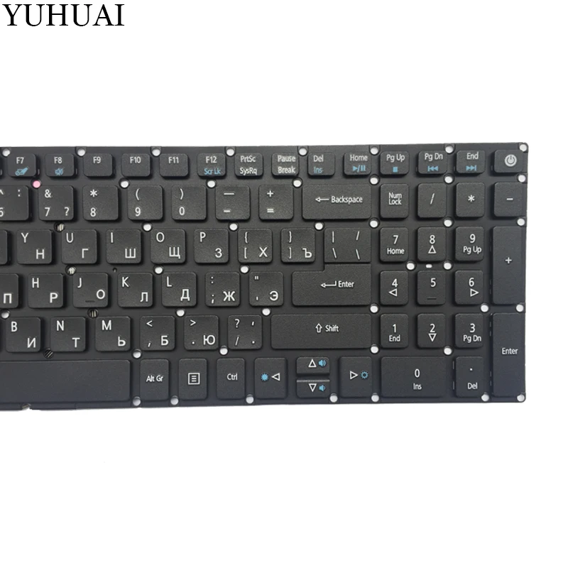 Новинка Клавиатура для ноутбука ACER Aspire ES1-523 ES1-523G ES1-533 ES1-572 F5-521 ру всеобщая Клавиатура черного цвета