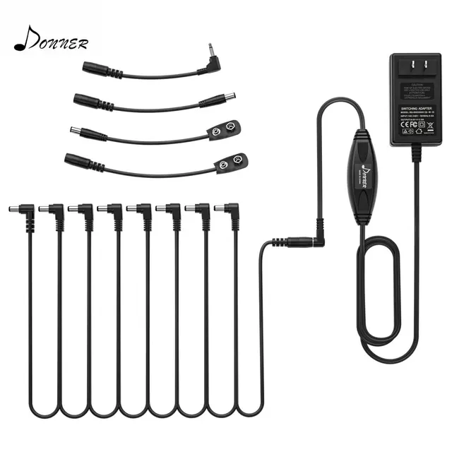 Donner DPA 2 Guitar Pedal Power Supply Adapter Electric Effect Pedal