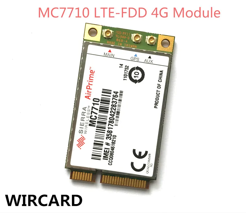 Разблокированный Sierra беспроводной MC7710 4G FDD LTE Поддержка gps 4G карта