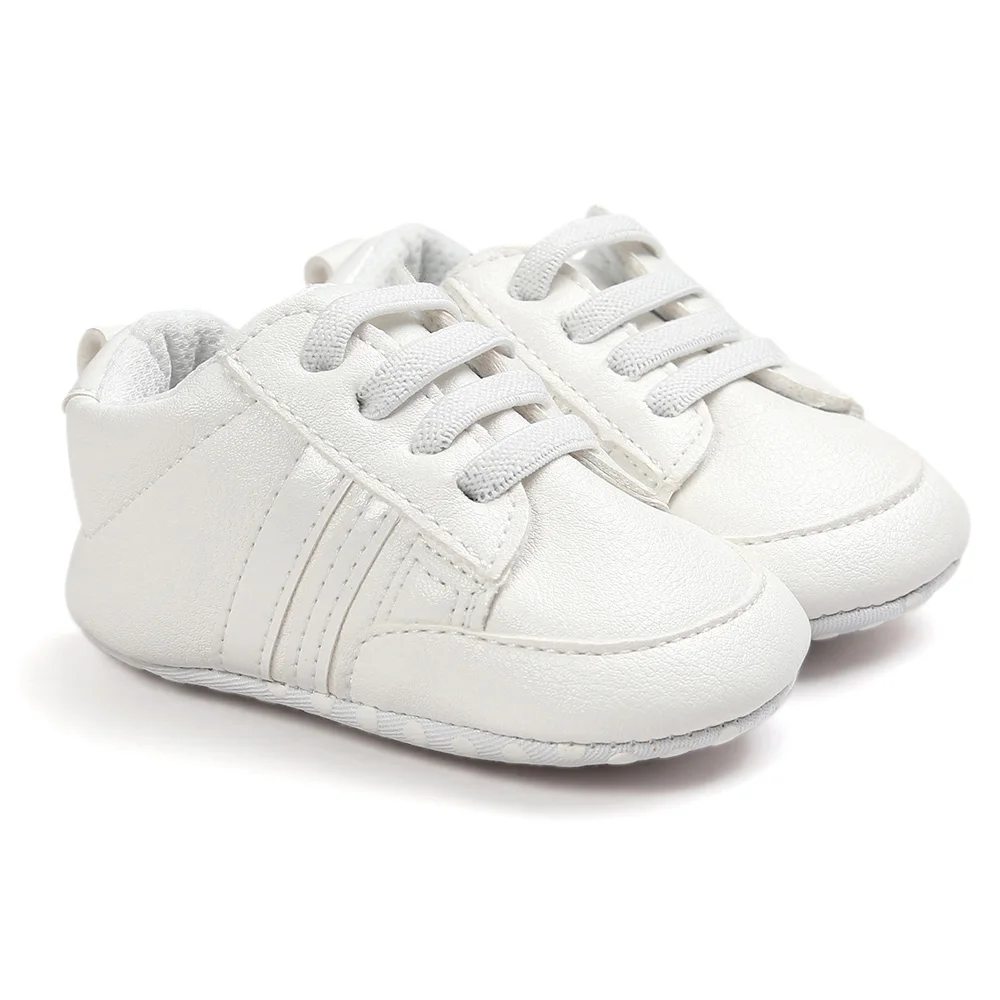 ROMIRUS детские кроссовки для мальчиков; домашняя обувь для малышей; обувь для первых шагов; мягкая подошва для детей; детская обувь для девочек; белая основа и золото - Цвет: White