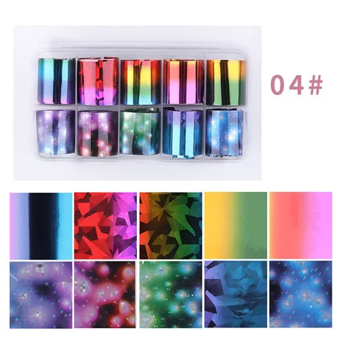 

Nail Star Transfer Paper 10 Boxes Mirrored Bright Lace Star Star Glue Nail Transfer Paper Nail Decal