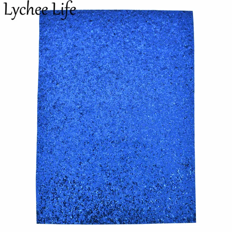Lychee Life толстые Блестки для рукоделия, бумажный набор, односторонняя цветная бумага 29x21 см, сделай сам, скрапбук ручной работы, штамп, бумага для рукоделия, принадлежности