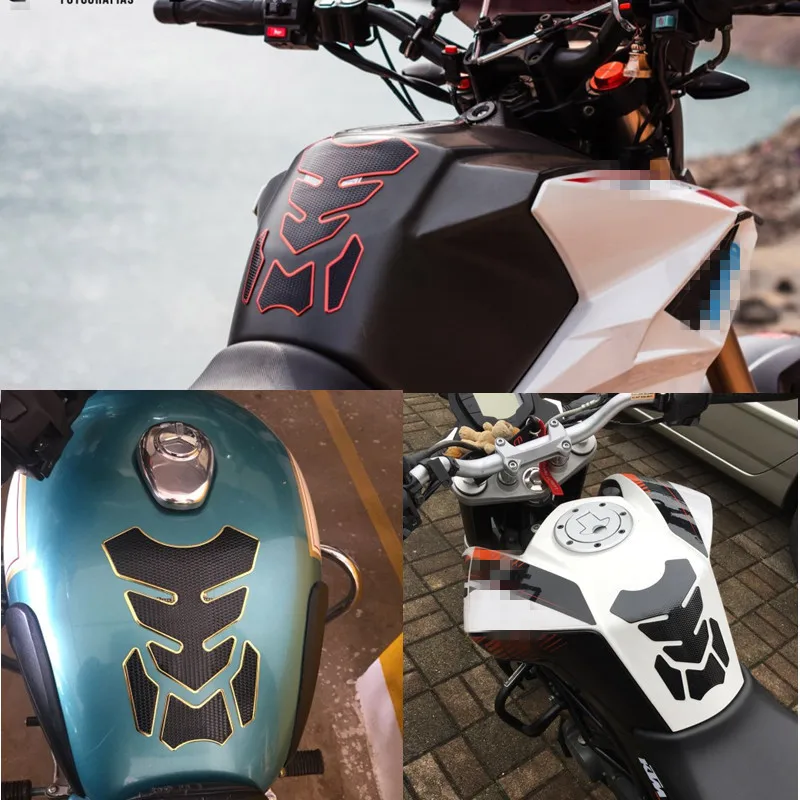 Мотоцикл наклейка газ масло защитная накладка на топливный бак для Yamaha Suzuki Kawasaki Honda KTM BMW