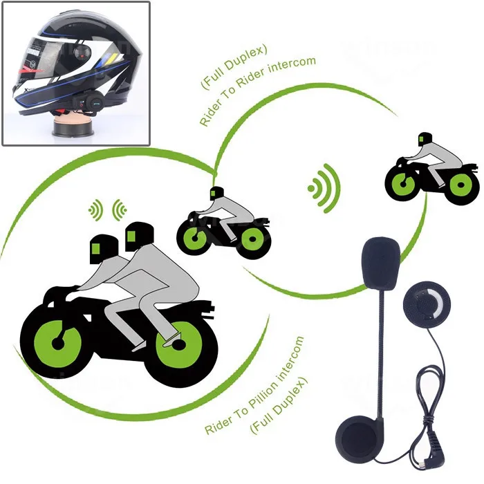 2 шт. FreedConn FDCVB bluetooth moto rcycle шлем interphone с FM bt домофон гарнитура moto intercomunicador мягкий или жесткий mic