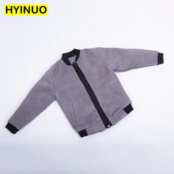 

2 Colors 1/6 Scale Men's Faux Fur Coat Male Cardigan fur Coat Baseball Uniform Clothes Clothing Set For 12" Action Figure Body