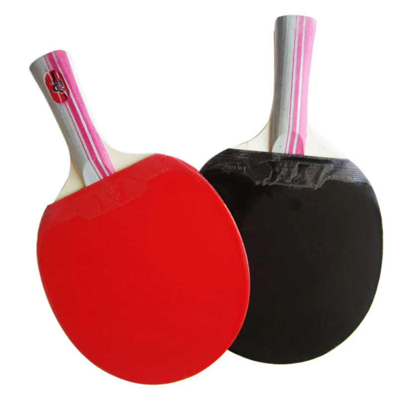 New 1 Pair Long Handle Table Tennis Racket Set Sports Racket Table