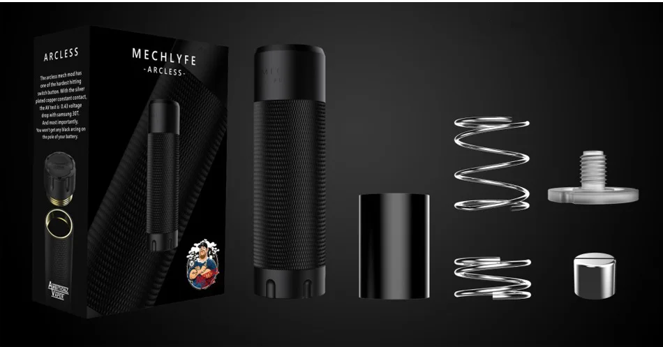 MECHLYFE x AmbitionZ вейпер бездуговой мех мод fit 18650/20700/21700 Батарея MECHLYFE бездуговой