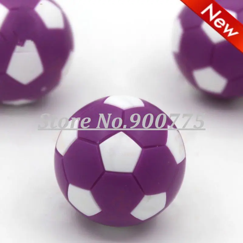 Настольный футбол мяч 8 шт 24 г/шт. настольный футбол Fussball игра в помещении фиолетовый+ белый