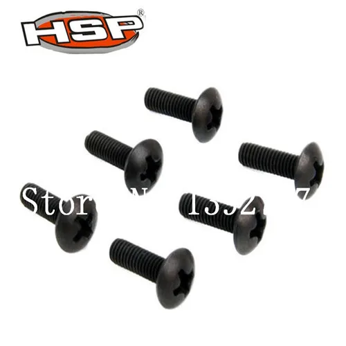 6 шт./компл. 02096 HSP Parts3 * 10 Винт с головкой крышки шт. для модели автомобиля 1/10 R/C 02096|hsp