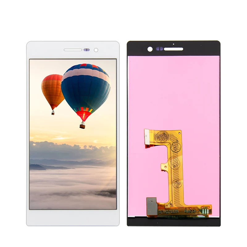 ЖК-дисплей с сенсорным экраном и дигитайзером в сборе для huawei ascend p7 бесплатные