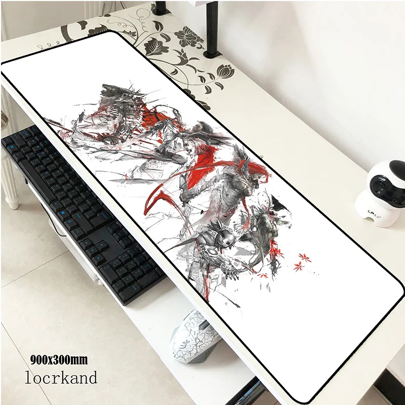 

guild wars 2 padmouse 900x300x2mm pad to mouse big computer mousepad Personality gaming mouse pads gamer keyboard mouse mat