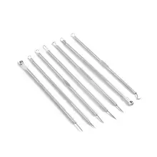 4/5/7 pcs акне набор игл Нержавеющая сталь для удаления угрей, прибор для удаления угрей инструмент для ухода за кожей