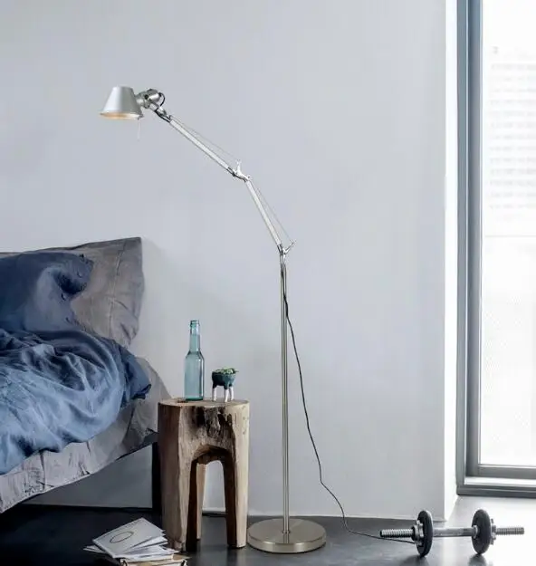 Современные складные светодиодные лампы для пола для гостиной напольная Светодиодная лампа винтажная стоящая лампа осветительный светильник подставка MING