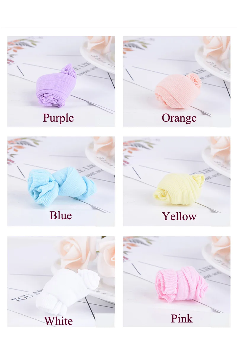 candy color baby socks with high elastic soft and comfortable