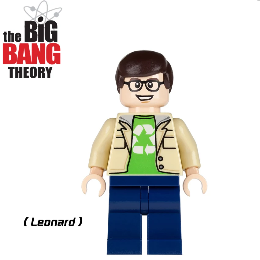 Goedkoop SingleSale TV DE OERKNALTHEORIE TBBT 21302 Leonard Sheldon Penny Howard Bernadette Bouwstenen minifig Kinderen Geschenken Speelgoed