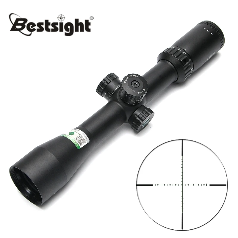LUGER HR 4.5 18X44 Tactical Rilflescope Long Eye Relief Rifle Scope Optic Sight Hunting Scopes