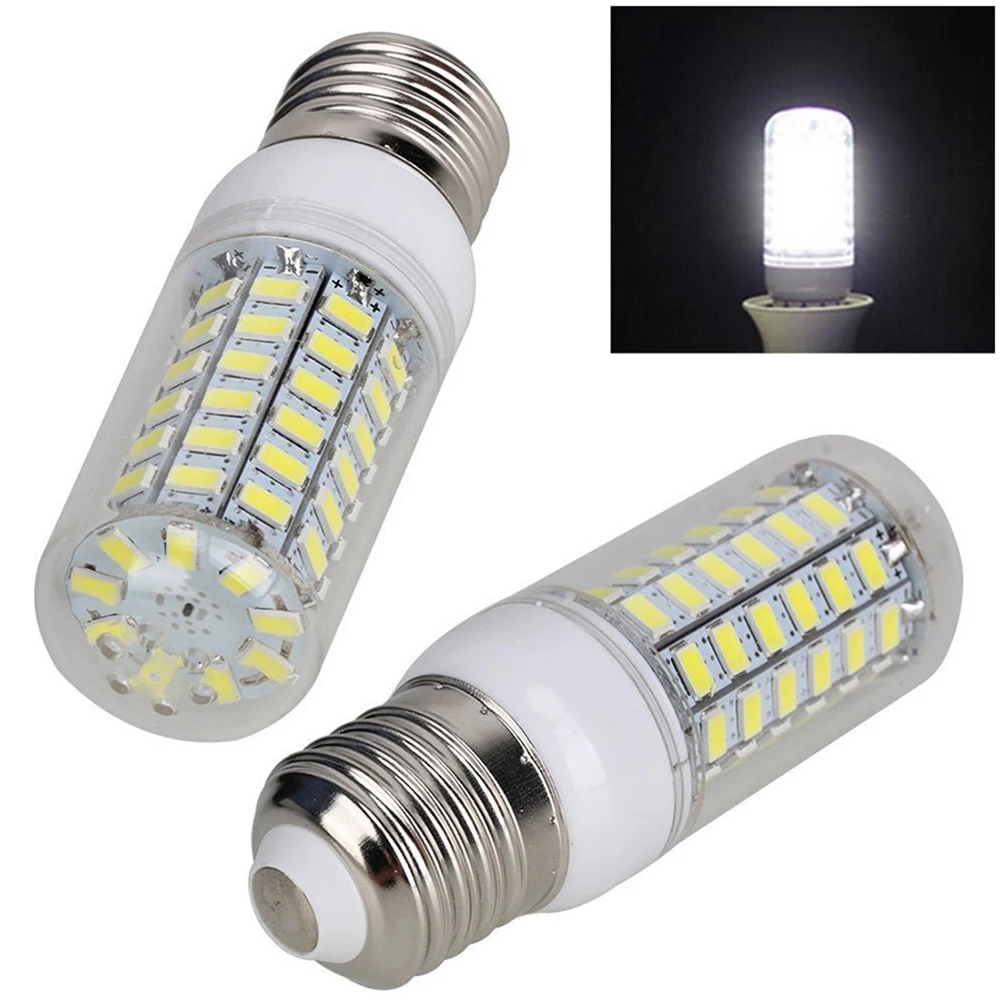 2 шт энергосберегающие лампы E27 220 V 69 SMD 5730 1500LM 6000-6500 K светодиодный кукурузы огни