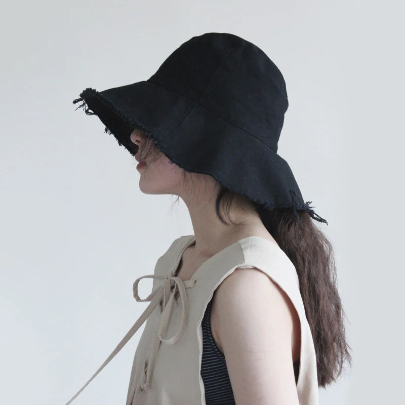 [La MaxPa] однотонная плоская хип-хоп Панама унисекс шляпа, Панама для защиты от солнца рыбацкие шляпы женские винтажные уличные шапки