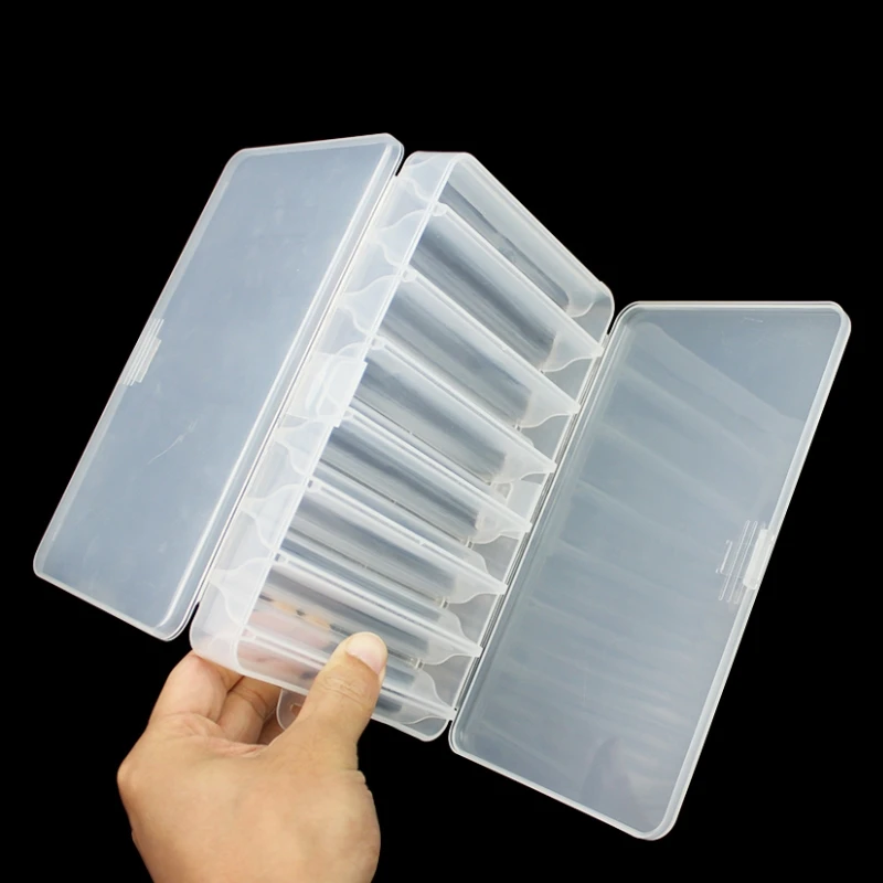 Double Side 14 Compartments Fishing Lure Box for Shrimp Bait Metal Spoon Lures Storage Multi-function Fishing Tackle Box hot