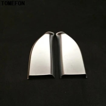

For Ford Edge 2015 ABS Chrome Front A Pillar Column Interior Triangle Cap Sticker Moulding Trim 2pcs