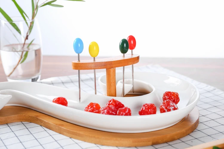 Японский Творческий Улитка фрукты керамическая тарелка сухофрукты блюдо закуски Дыня коробка для орехов сочетание