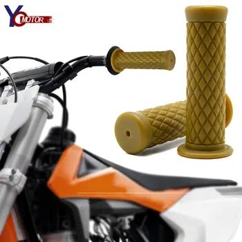 

1 Pair 1 inch 7/8" 22mm Vintage Motorcycle Hand Grips Handle Rubber Universal FOR Yamaha XSR900 Ducati Sport Classic series