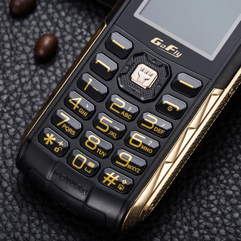 Тонкий слегка Dual Sim большой звук T9 ключ с фонариком fm радио долгого ожидания