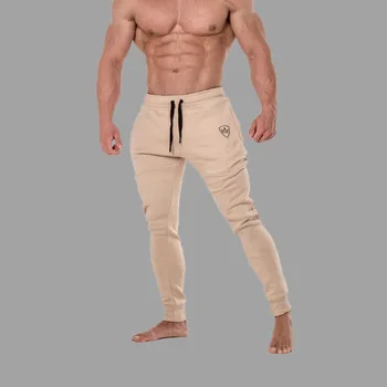 

2019 High Quality Men Quick Dry Running Pants Jogging Trousers Soccer Sport Pants Fitness Training Gym Pants Leg Pockets