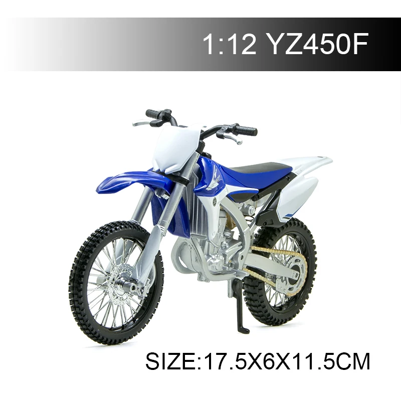

MAISTO YAMA YZ450F Off-Road motorcycle model 1:12 scale Motorcycle Diecast Metal Bike Miniature Race Toy For Gift Collection