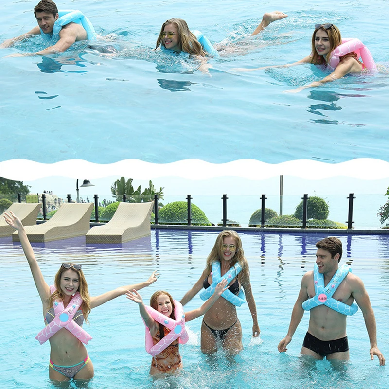 0.45mm Thick PVC Inflatable Swim Arm Rings Pool Toys Baby Float Circle Kids Adult Life Vest Swimmin