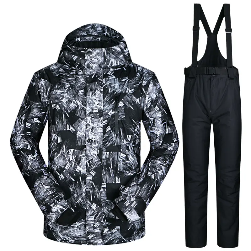 Men Ski Suit Brands New Windproof Waterproof Breathable Clothes Skiing