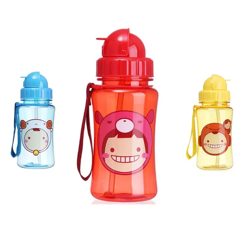 ceng-AIO Baby Feeding Straw Bottle Toddler Learning Drinking Silicone Sippy Cup Drinkware