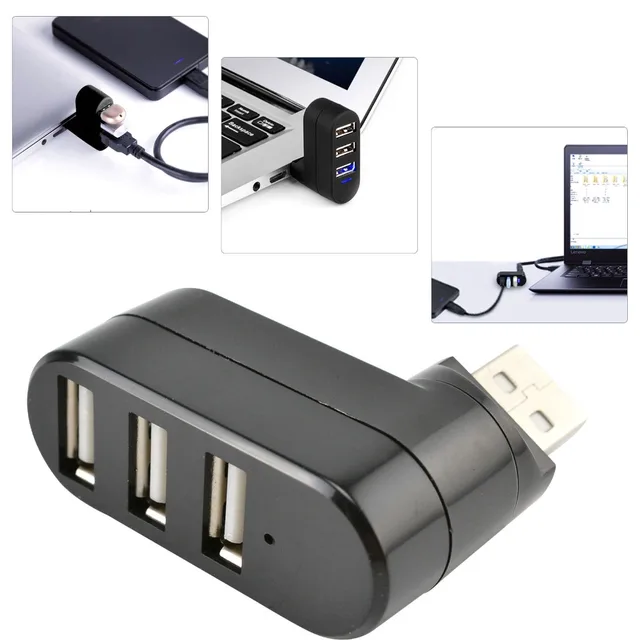 Modest Rotatable High Speed 3 Ports USB HUB 2.0 USB Splitter Adapter For Notebook/Tablet Computer PC Peripherals 3 Ports USB Converter Modest Rotatable High Speed 3 Ports USB HUB 2.0 USB Splitter Adapter For Notebook/Tablet Computer PC Peripherals 3 Ports USB Converter
