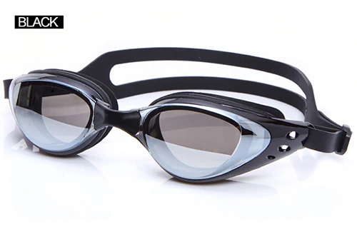 Бренд Ацетат Плавательные очки очки для плавания бассейны каркасные Анти купальники Туман УФ Плавательные Мужчины Женщины Силиконовые Пояса Рецепт Плавать - Цвет: Black