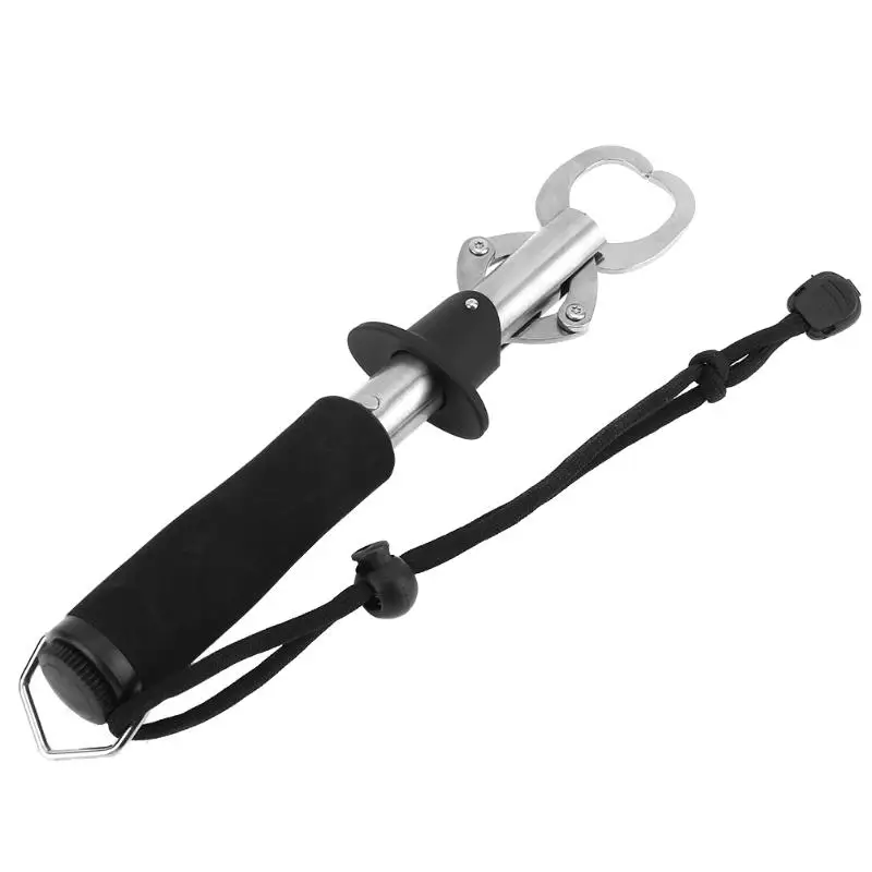 

Outdoor Fish Gripper Grabber Portable Metal Stainless Steel Fishing Controller with Scale Easy Operate Fishing Pliers Tool