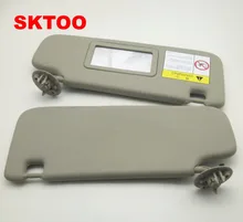 SKTOO accessori Auto Con un trucco da sole a specchio visiera per Chevrolet Aveo Cruzez per il trucco cintura specchio di sole-ombreggiatura