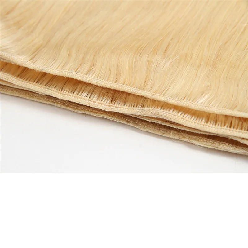 HCDIVA-613-Blonde-Straight-Human-Hair-3-Bundles-with-Lace-Closure-Brazilian-Hair-Weave-With-ear (1)