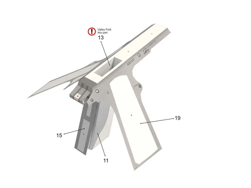 DIY 1:1 Hitman-Silverballer Colt M1911 пистолет Бумажная модель Сборка ручной работы 3D игра-головоломка детская игрушка