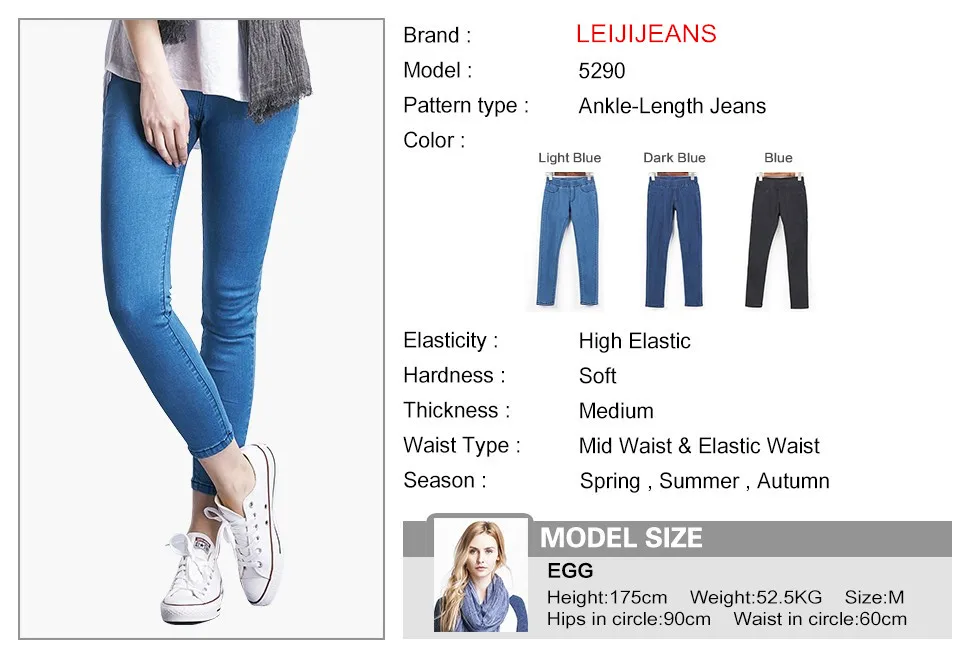 Женские узкие укороченные джинсы LEIJIJEANS, синие джинсы скинни до щиколотки, со средней посадкой, эластичной талией, джинсовые капри, "мамины" джинсы, большие размеры, весна-лето