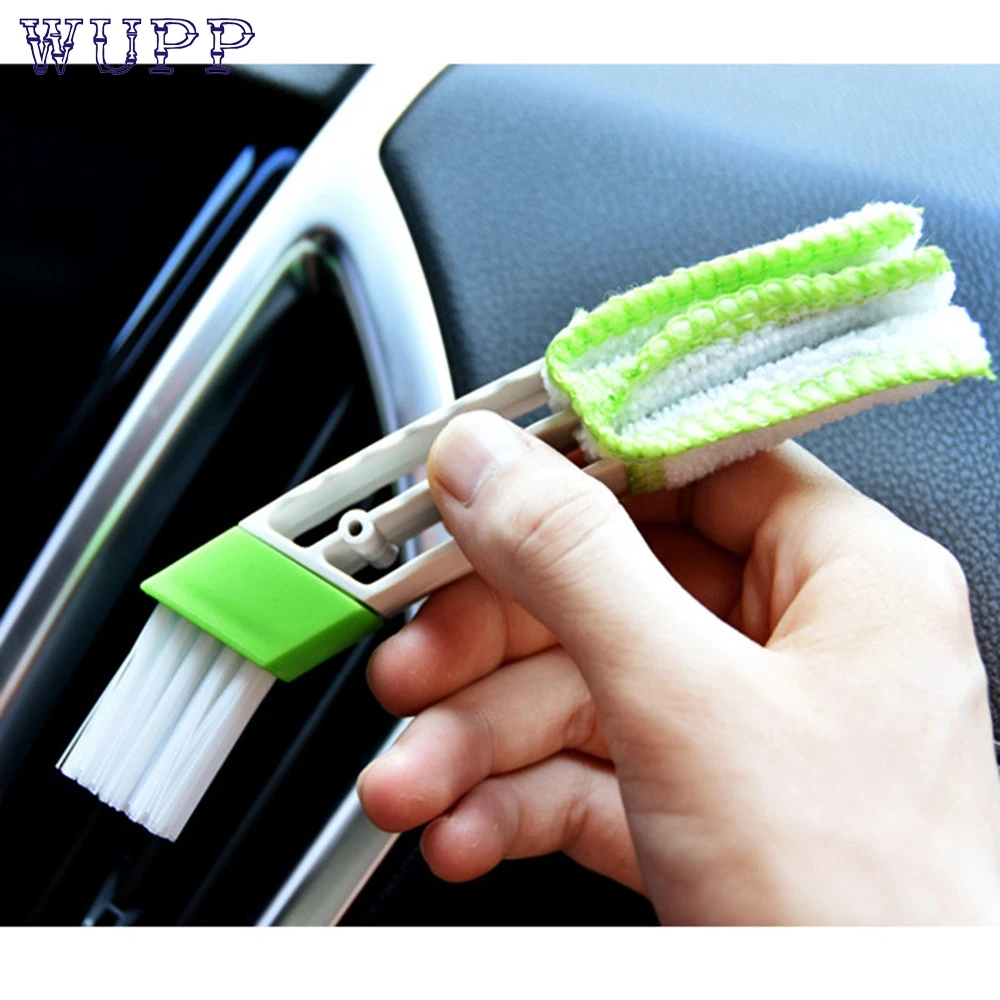 

CARPRIE Car Vent Air-Condition Blind Cleaner Keyboard Duster Double Heads Cleaning Brush Nov28 Drop Ship