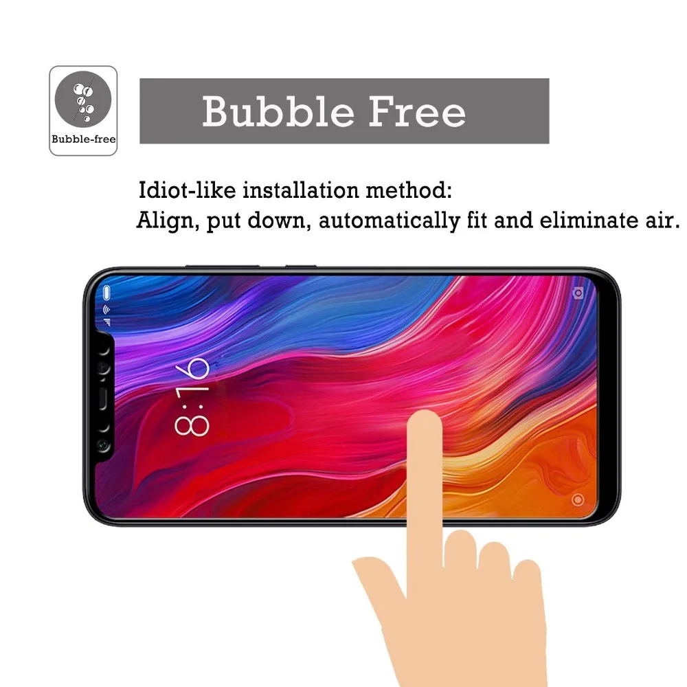 2 Pack предварительно защитное стекло на для Xiaomi Mi 8 Lite 9 Se Mi9 сяоми ми лайт se ГБ 4 64