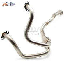 Dirt Bike Racing Motorcycle Exhaust Pipe Middle muffler exhaust pipe For KAWASAKI NINJA250 NINJA 250 2012 2013 2014