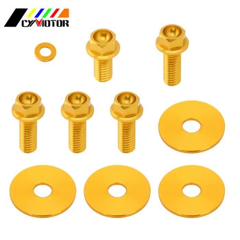 

Motorcycle Front Fender & Number Plate Screw Bolt For SUZUKI RMZ450 2008 -2012 2013 2014 2015 2016 2014 RMZ250 RMZ 250 450 10-17