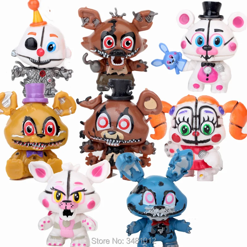 Buy Five Nights At Freddy's 5 Circus Baby PVC Action Figures FNAF Ennard Freddy