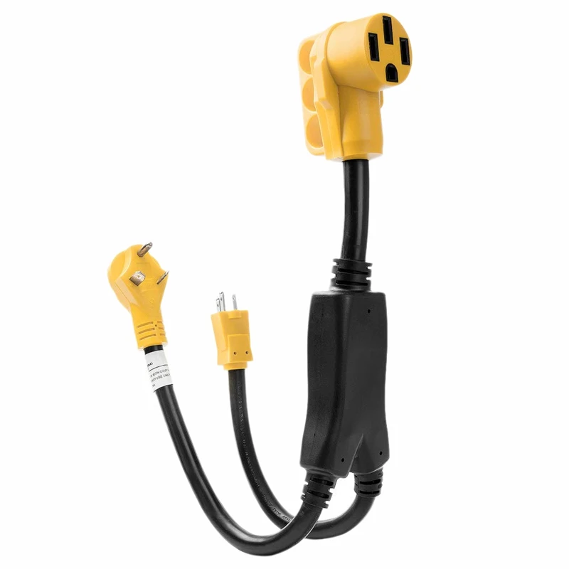 

45 Amp Electrical Adapter Rv Power Grip Heavy Duty Power Cord Cable