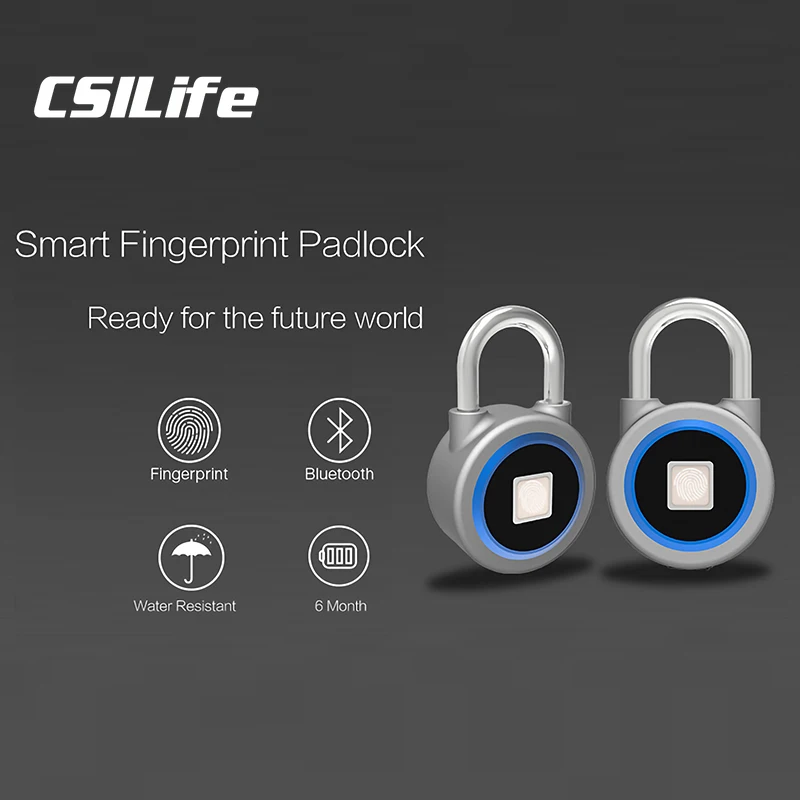CSILife Водонепроницаемый без ключа портативный Bluetooth умный замок висячий