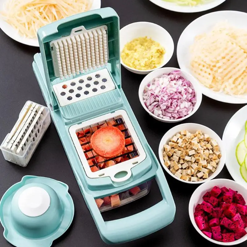 

8 in 1 Multi-function Vegetable Slicer Potato Carrot Peeler Grater Vegetable Cutter Kitchen Tools Kitchen Accessories