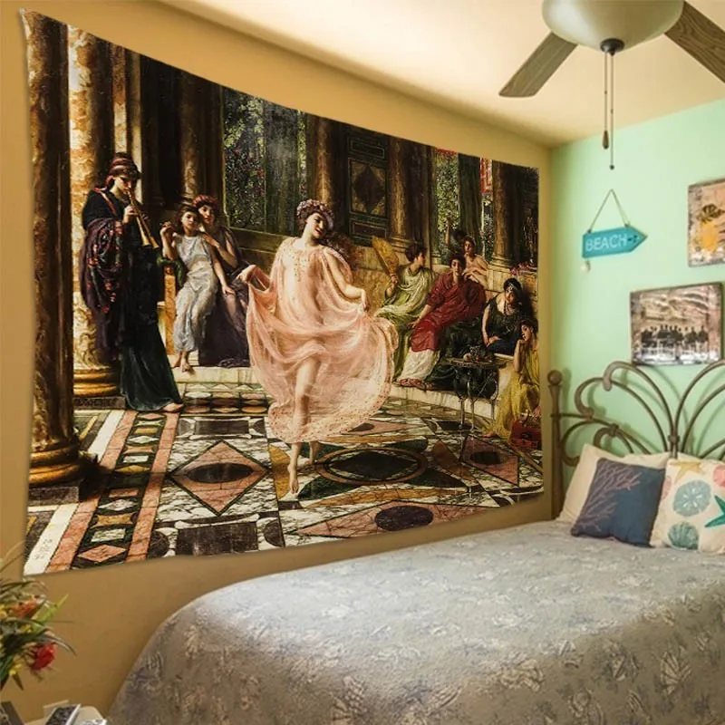 Vittorio Reggianini Artwork European Royal Court Tapestry Wall